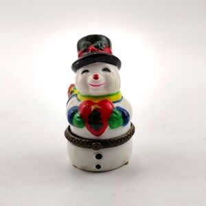 Snowman Ring/Trinket hinged box